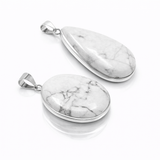 sterling silver gemstone pendant