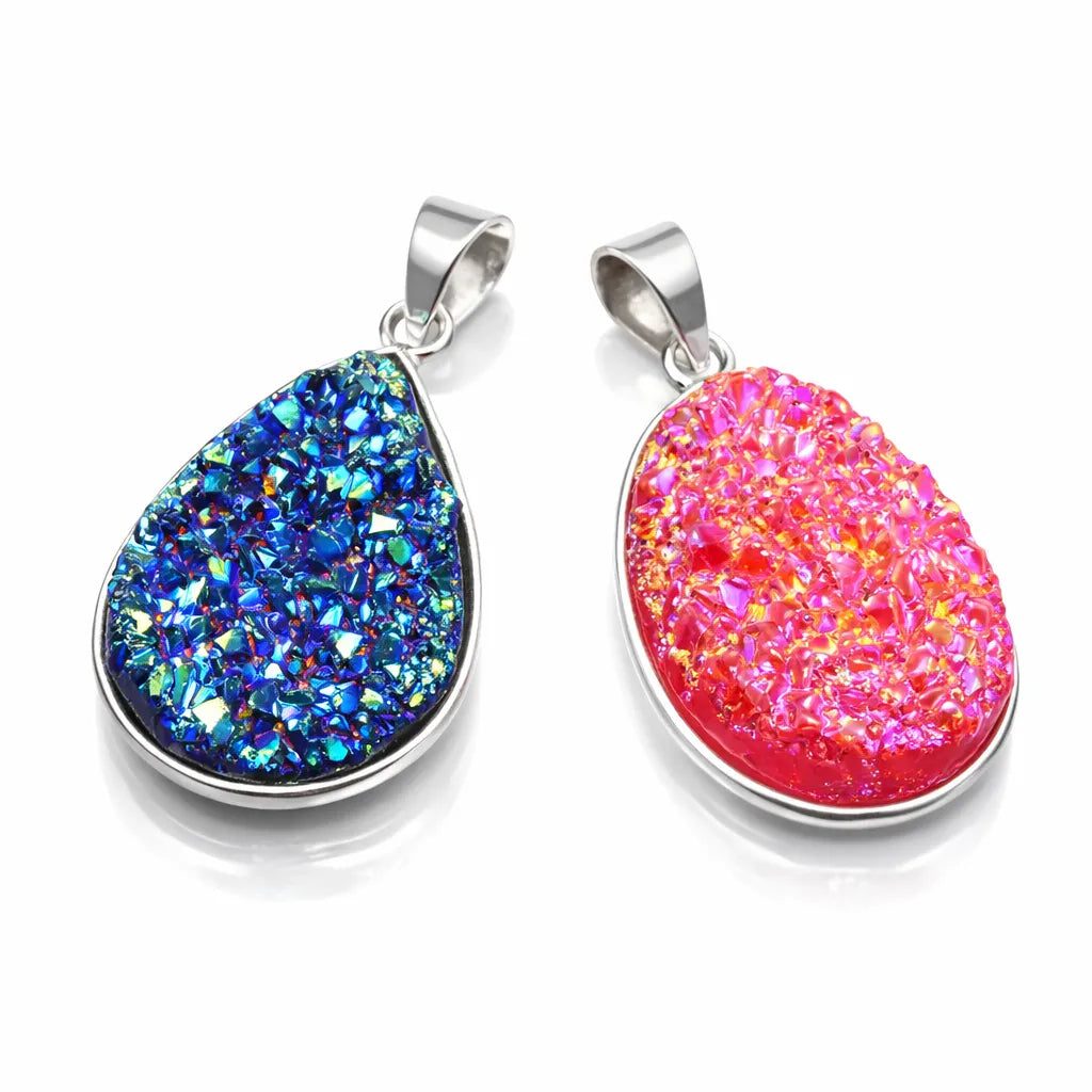 sterling silver gemstone pendant