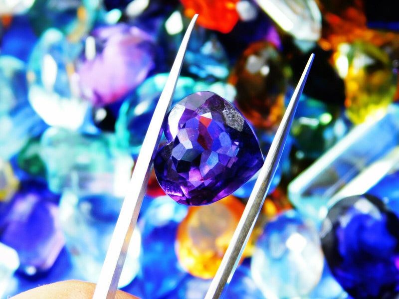 Certified Topaz Mix Color Loose Gemstone Lot polished stones