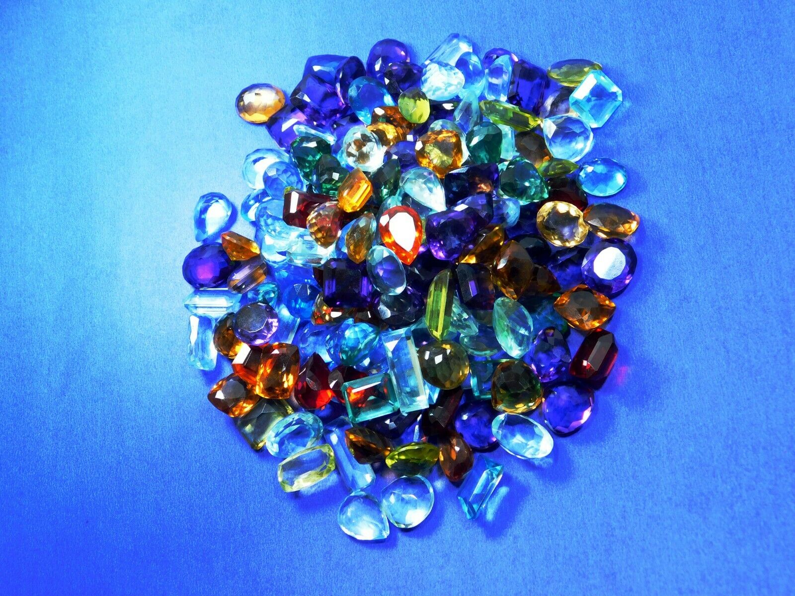 Topaz Mix Color & Shape 555 Ct Loose Gemstone Lot CERTIFIED