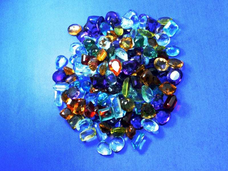Certified Topaz Mix Color Loose Gemstone Lot natural stones