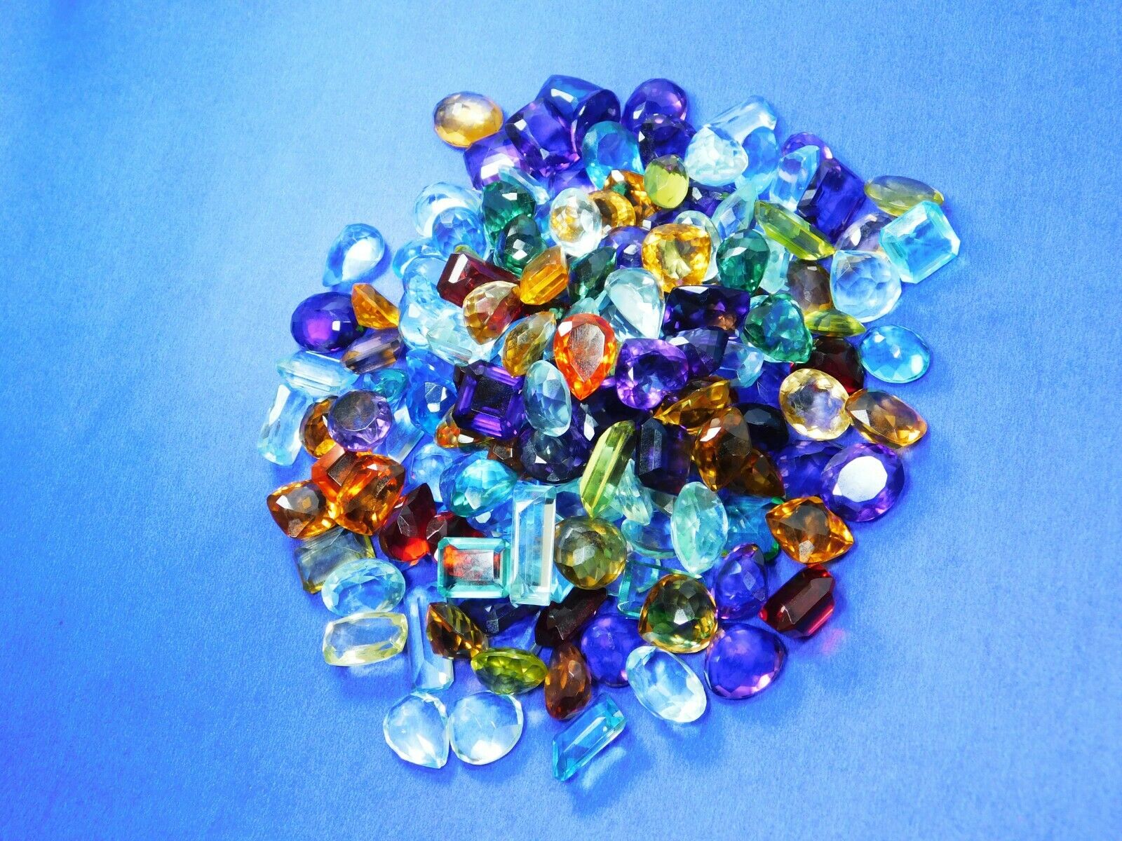 Topaz Mix Color & Shape 555 Ct Loose Gemstone Lot CERTIFIED