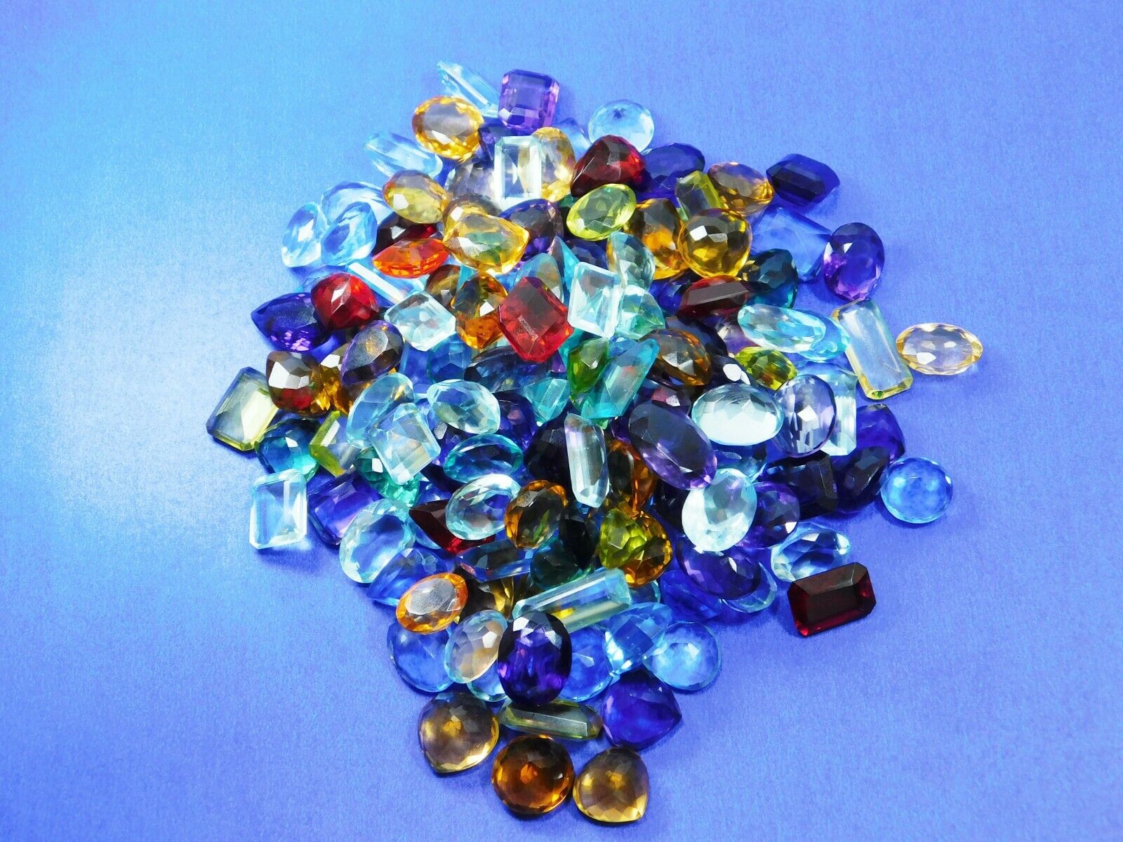Topaz Mix Color & Shape 555 Ct Loose Gemstone Lot CERTIFIED