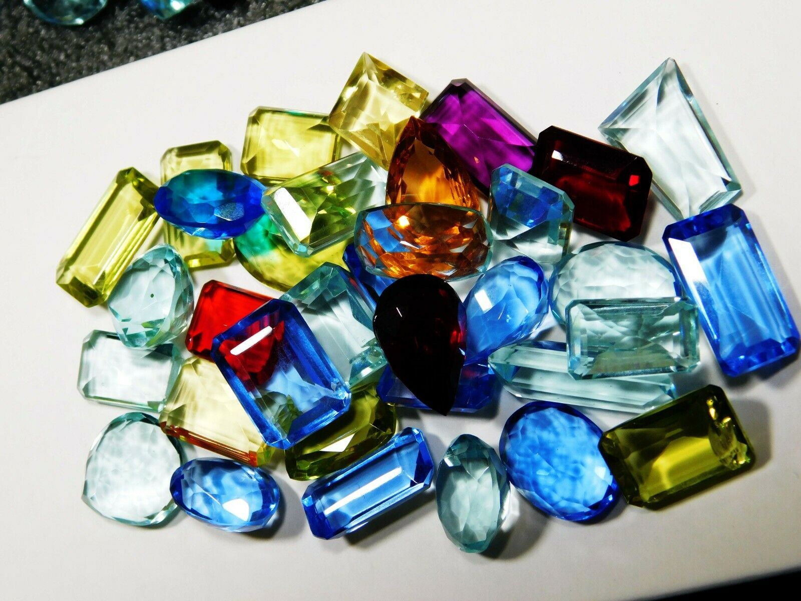 Mix Color & Shapes 14 Pcs & More LOT A++ Topaz Loose Gemstones 100 Ct CERTIFIED