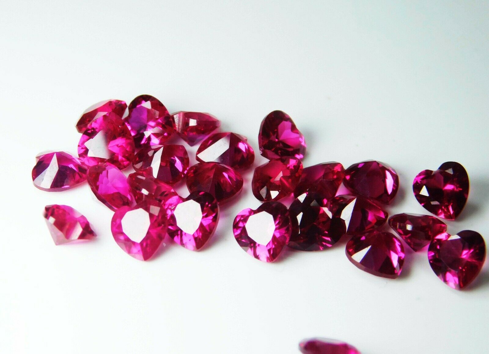 Heart Bloody Red Ruby 6x6 MM Natural Mogok Ruby Gemstone CERTIFIED Loose