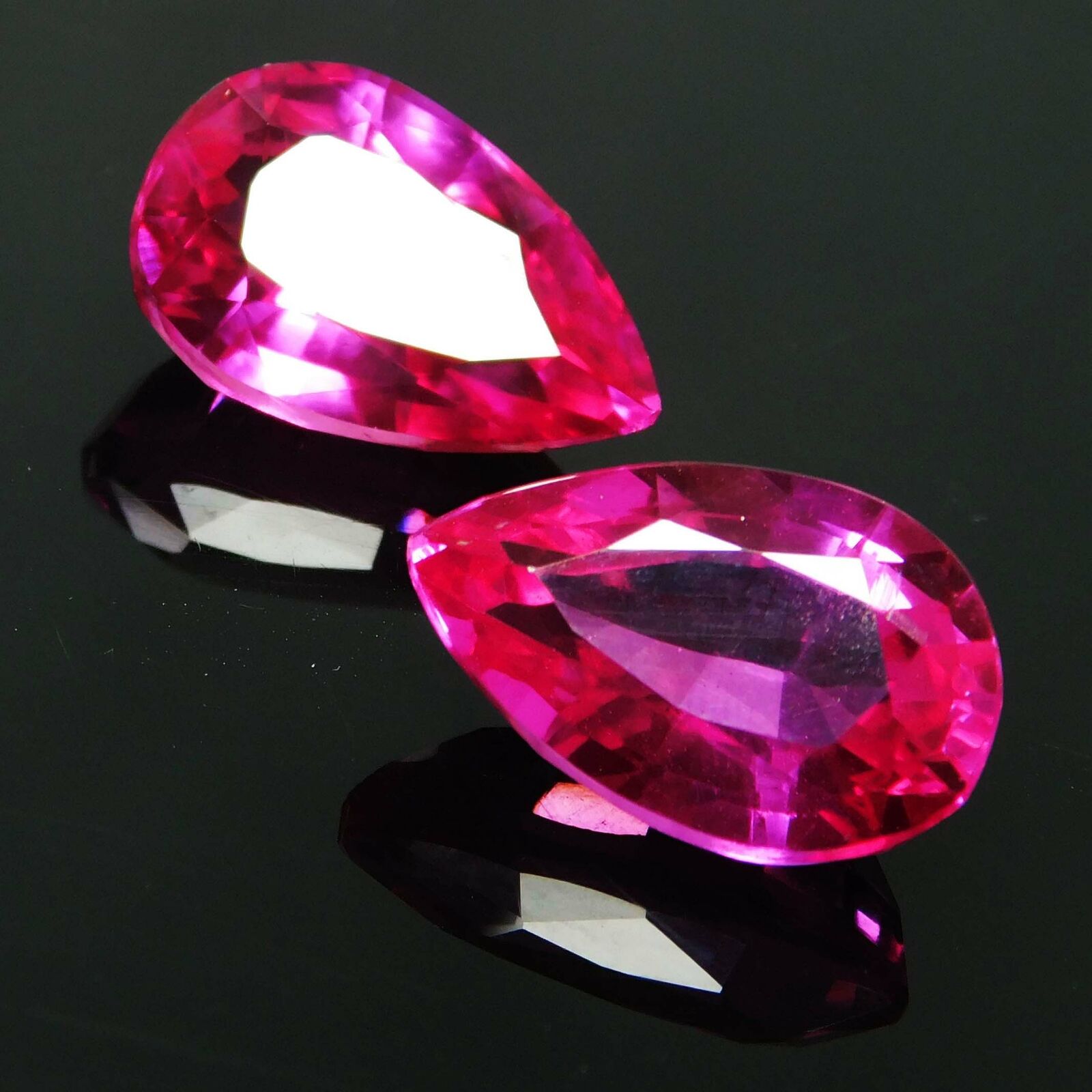 Natural Pink Tourmaline CERTIFIED Pear Cut 16.56 Carat Loose Gemstone Ring Size