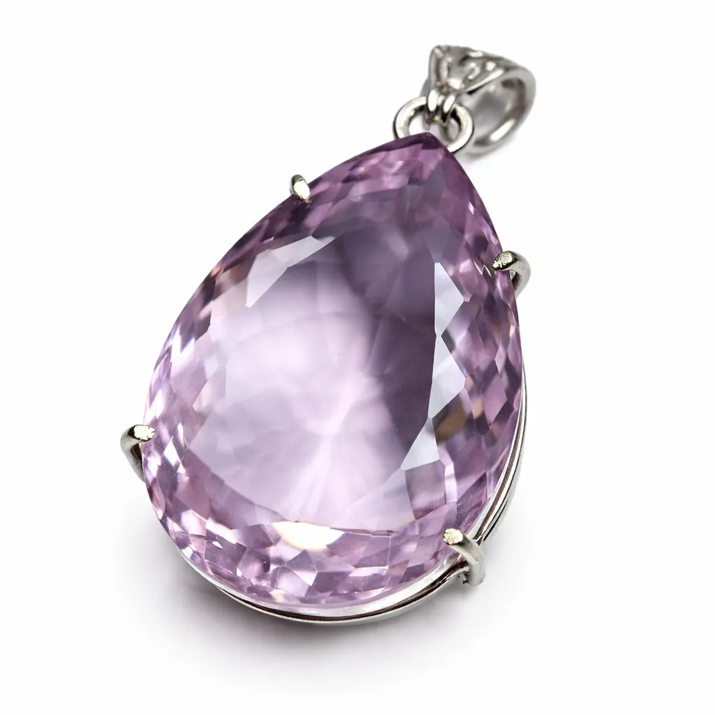 sterling silver sapphire pendant