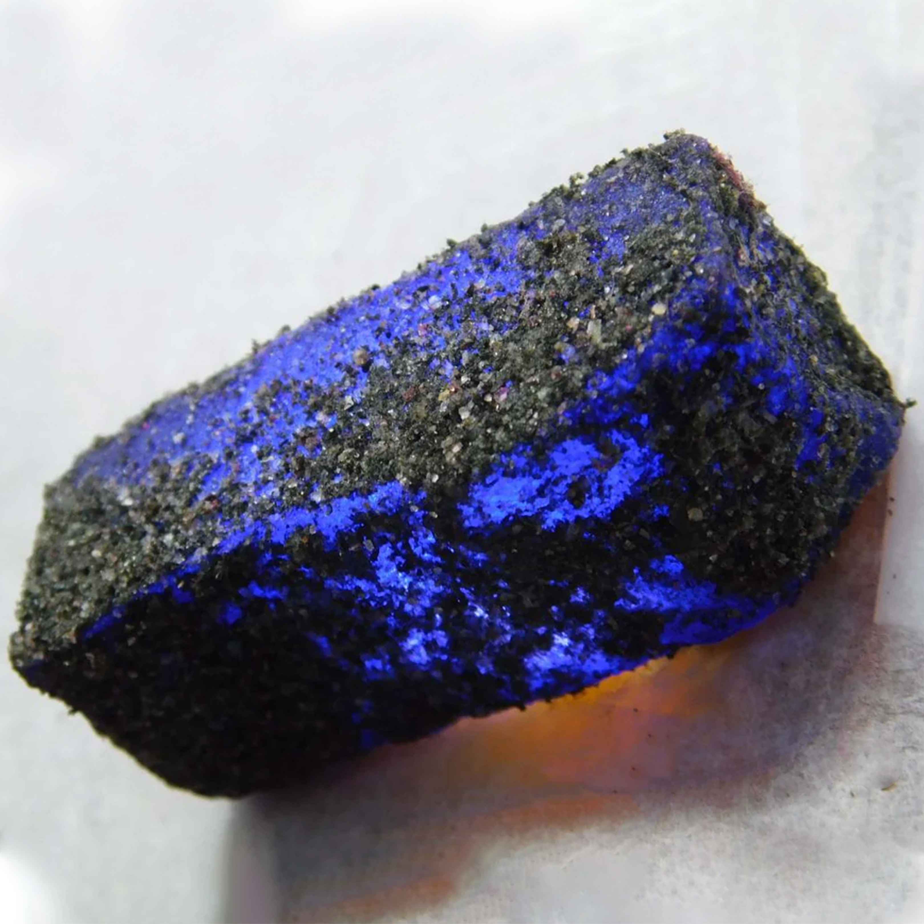 raw purple sapphire
