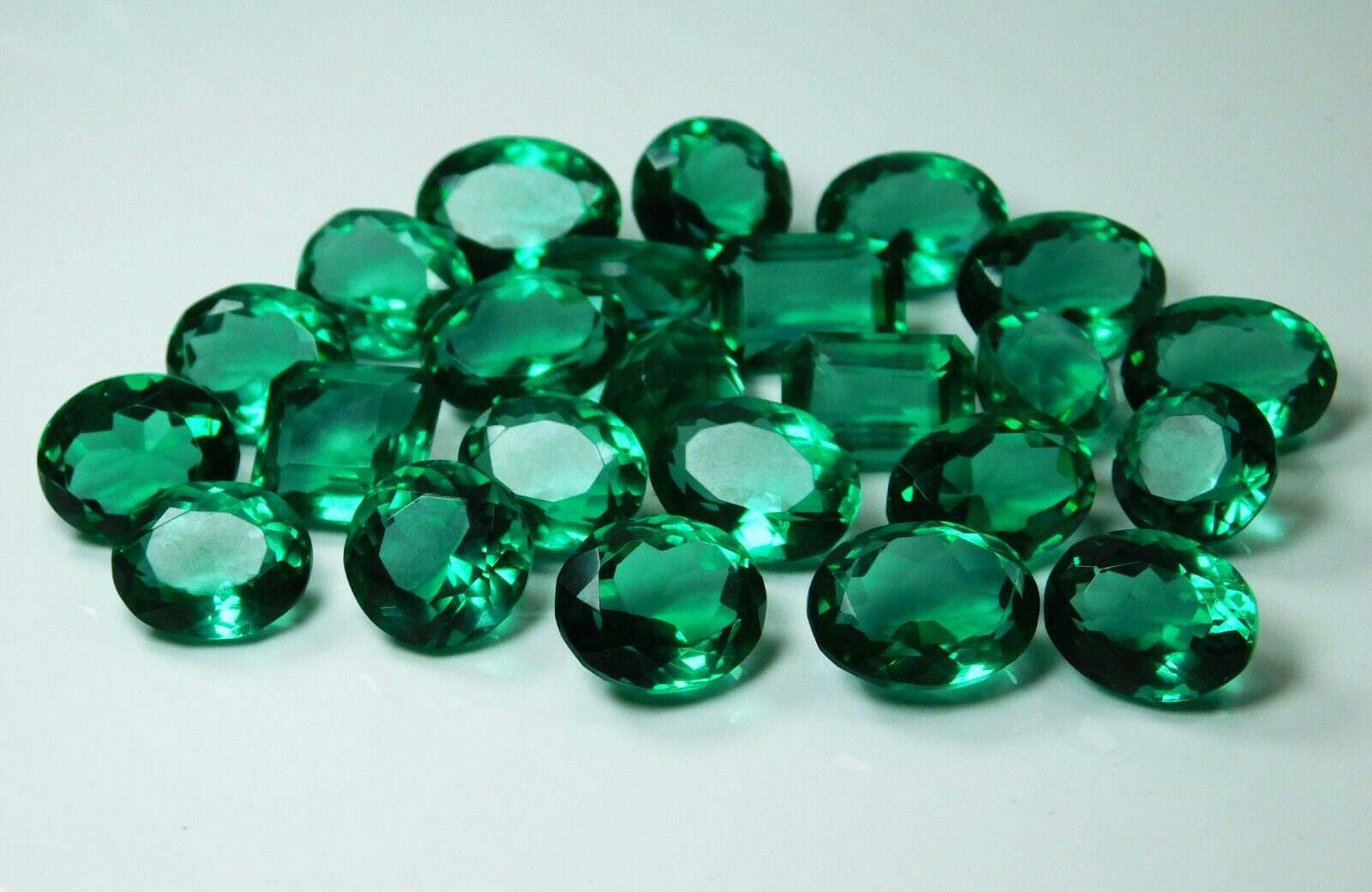 100 Ct CERTIFIED Green Muzo Emerald Loose Gemstone AA++  Lot Mix Shape Emerald Lot