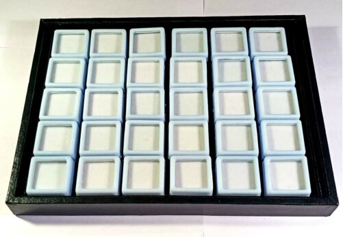 30 Pcs 3x3 cm Wholesale Display plastic box Storage for Gemstones/Diamond