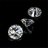 synthetic moissanite round loose diamond D color