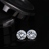 Loose Diamonds Synthetic Moissanite Round D Color CVD 1 MM Certified 2 Stones