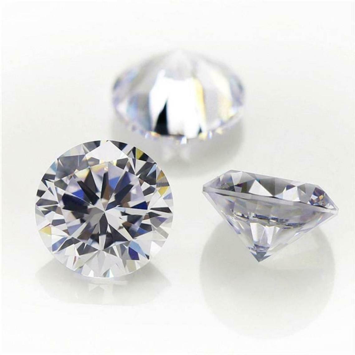 Diamond Cut Round D Color CVD VVS1 2 MM Synthetic Moissanite Loose 4 Pcs LOT
