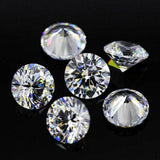 Round D Color CVD 2.00 MM 8 Stones Lot Synthetic Moissanite Loose Gemstone