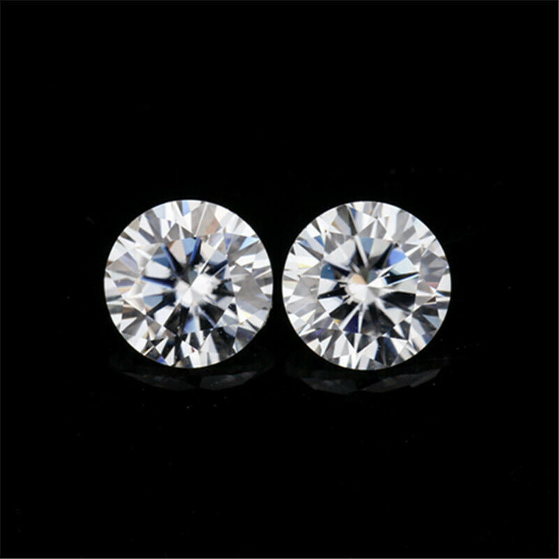 Gemstone Round D Color  2 mm CVD VVS1 16 Stones Lot Synthetic Moissanite Loose