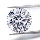 Synthetic Round VVS1  Moissanite 1.35 Carat DEF Color CVD Loose Gemstones