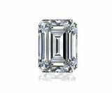 3.51 Ct Emerald 8x10 MM Synthetic Moissanite D Color GIR Loose Diamond