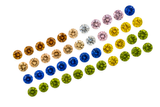 20 Pcs Natural Sapphire Gemstone Round Mix Color Sapphire CERTIFIED 5x5 mm Lot