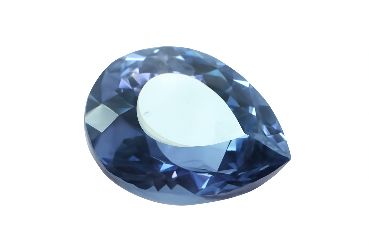 Pear Cut Color-Change Alexandrite 8.65 Carat Certified Loose Natural Pendant Making Gemstone