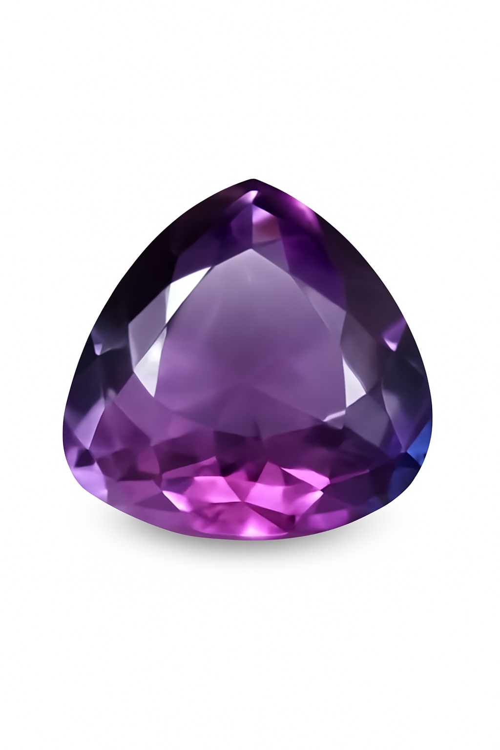 Best For Gift Purple Tanzanite 7.20 Ct Certified Purple Tanzanite Natural Trillion Gemstone Jeweler Making