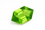 9.50 Ct Natural Rare GREEN Peridot CERTIFIED Fancy Cut Loose Gemstone Ring Size