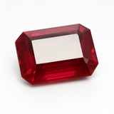 Beautiful Rubies 5.10 Carat Rare Red Ruby Emerald Cut Certified Natural Loose Gemstone Red Ruby Best For Physical Healing