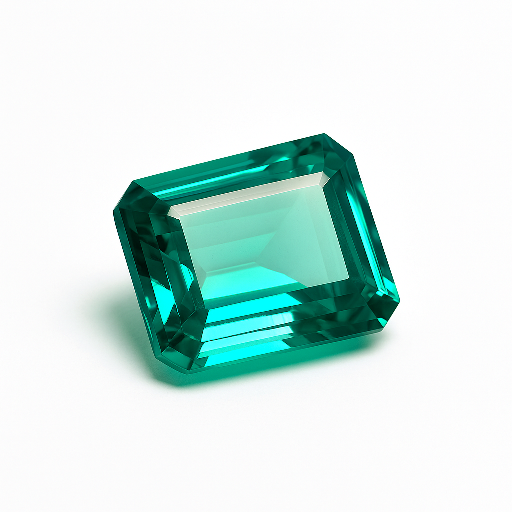 Natural Green Brazilian Tourmaline Emerald Cut 9.63 Ct CERTIFIED Loose Gemstone