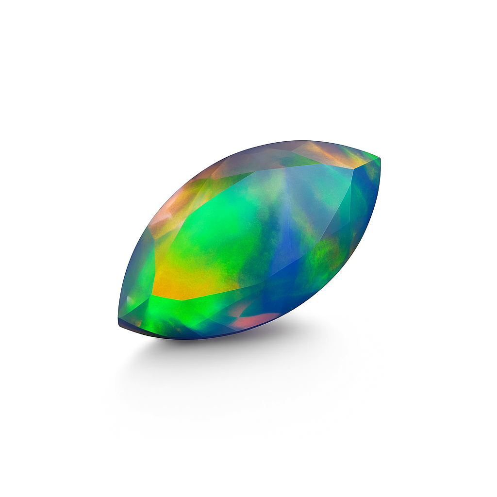 16.20 Ct Doublet Each Natural Boulder Opal Loose Gemstone CERTIFIED Marquise Cut