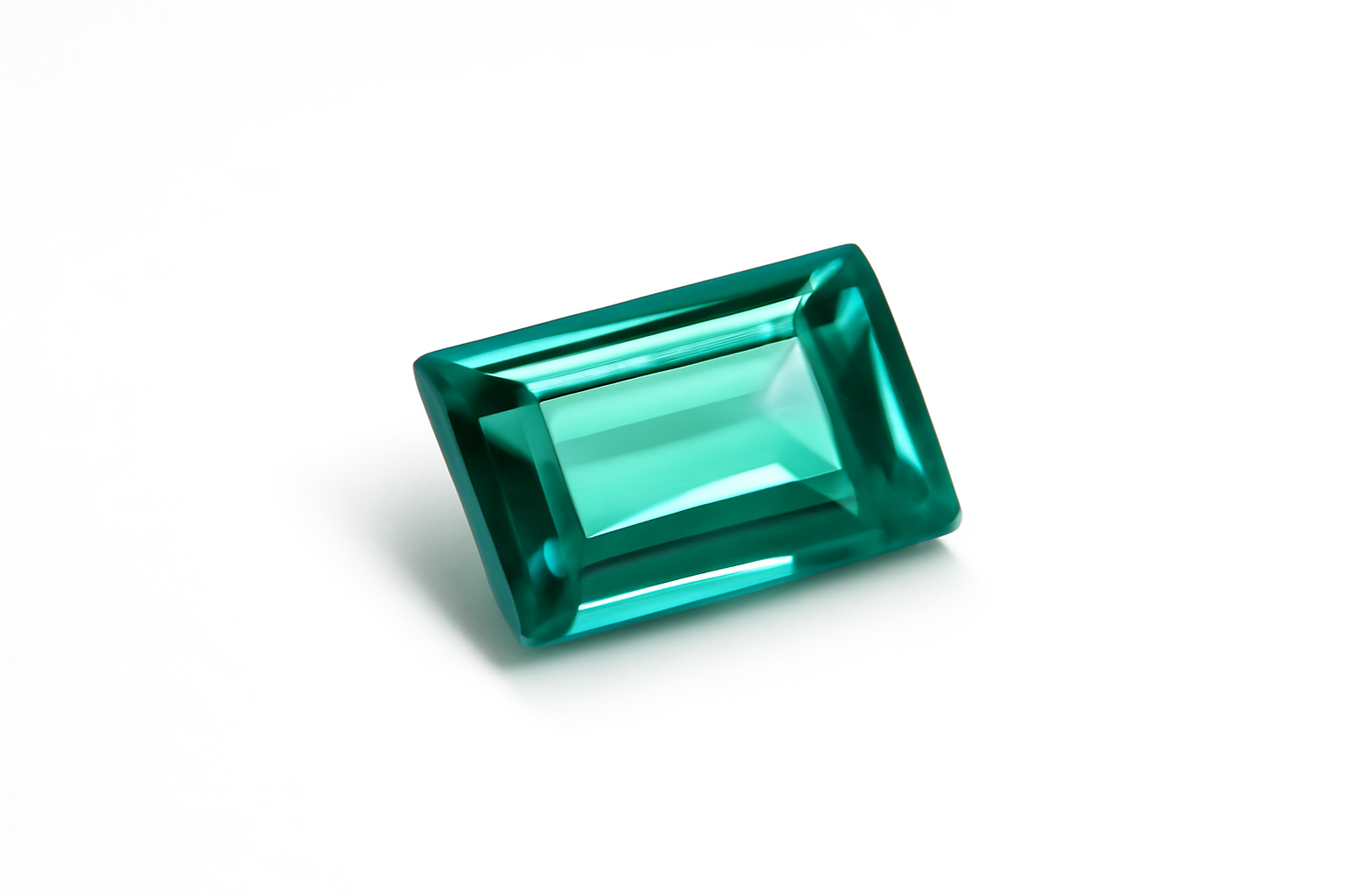 10.10 Ct Natural Tourmaline CERTIFIED Green Baguette Shape Loose Gemstone