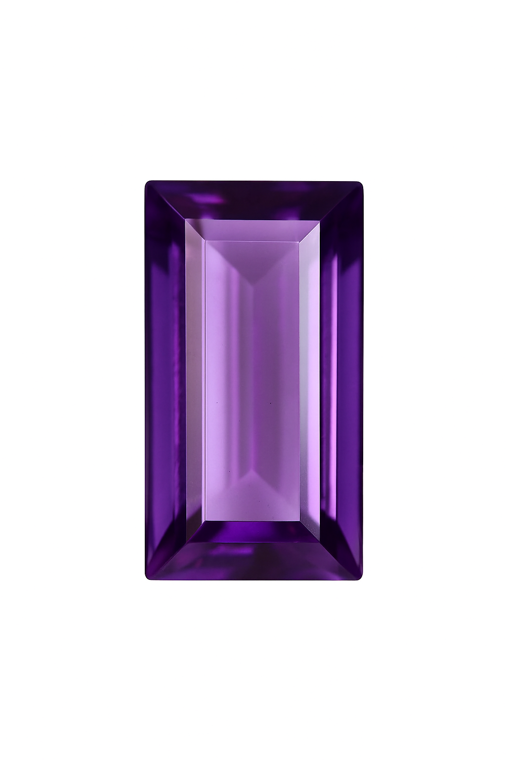 3.70 Ct Natural Purple Tanzanite Flawless Baguette Cut CERTIFIED Loose Gemstone