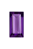 3.70 Ct Natural Purple Tanzanite Flawless Baguette Cut CERTIFIED Loose Gemstone