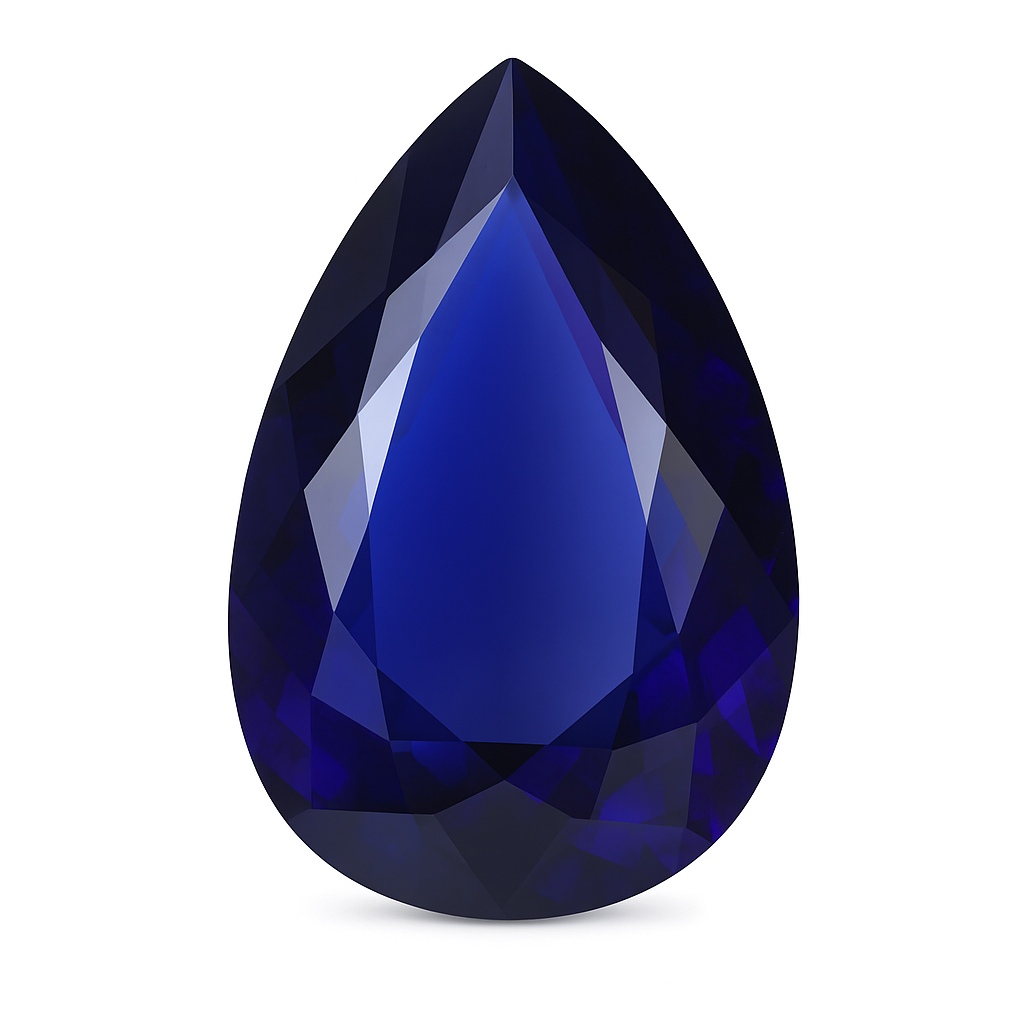 75.35 Ct NATURAL Purple Amethyst PEAR Cut Loose Gemstone CERTIFIED