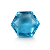 13.56 Carat Natural Octagon Shape Ocean Blue Aquamarine Certified Loose Gemstone A++  Fine Quality Aquamarine Ring And Jewelry Making Gemstone Cut 14x14MM