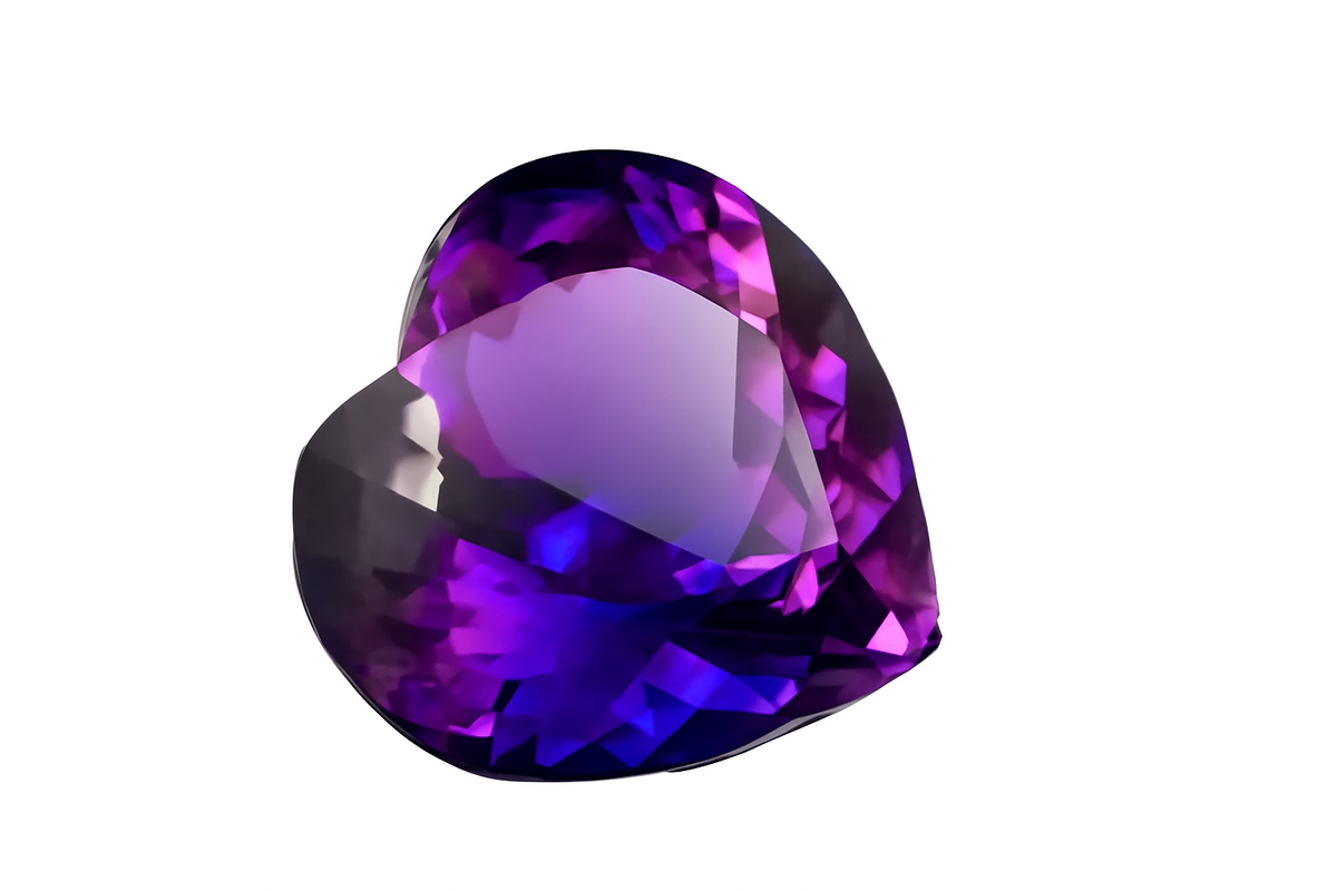Natural Precious Heart Cut Purple Tanzanite 9.10 Ct CERTIFIED Loose Gemstone