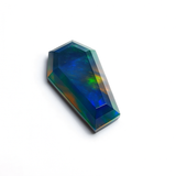 Multi Color Doublet Opal 10.80 Ct Natural Gemstone CERTIFIED Fancy Cut