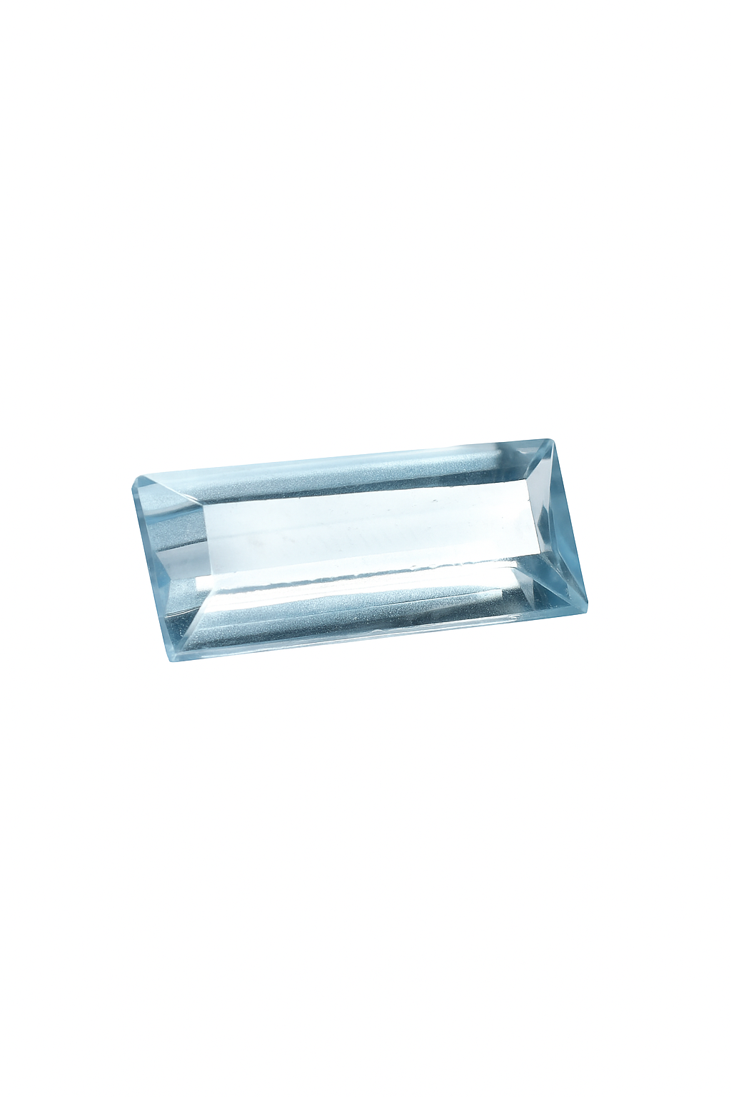 Light Blue Sapphire 5.90 Ct CERTIFIED Loose Gemstone Natural Best Baguette Cut.