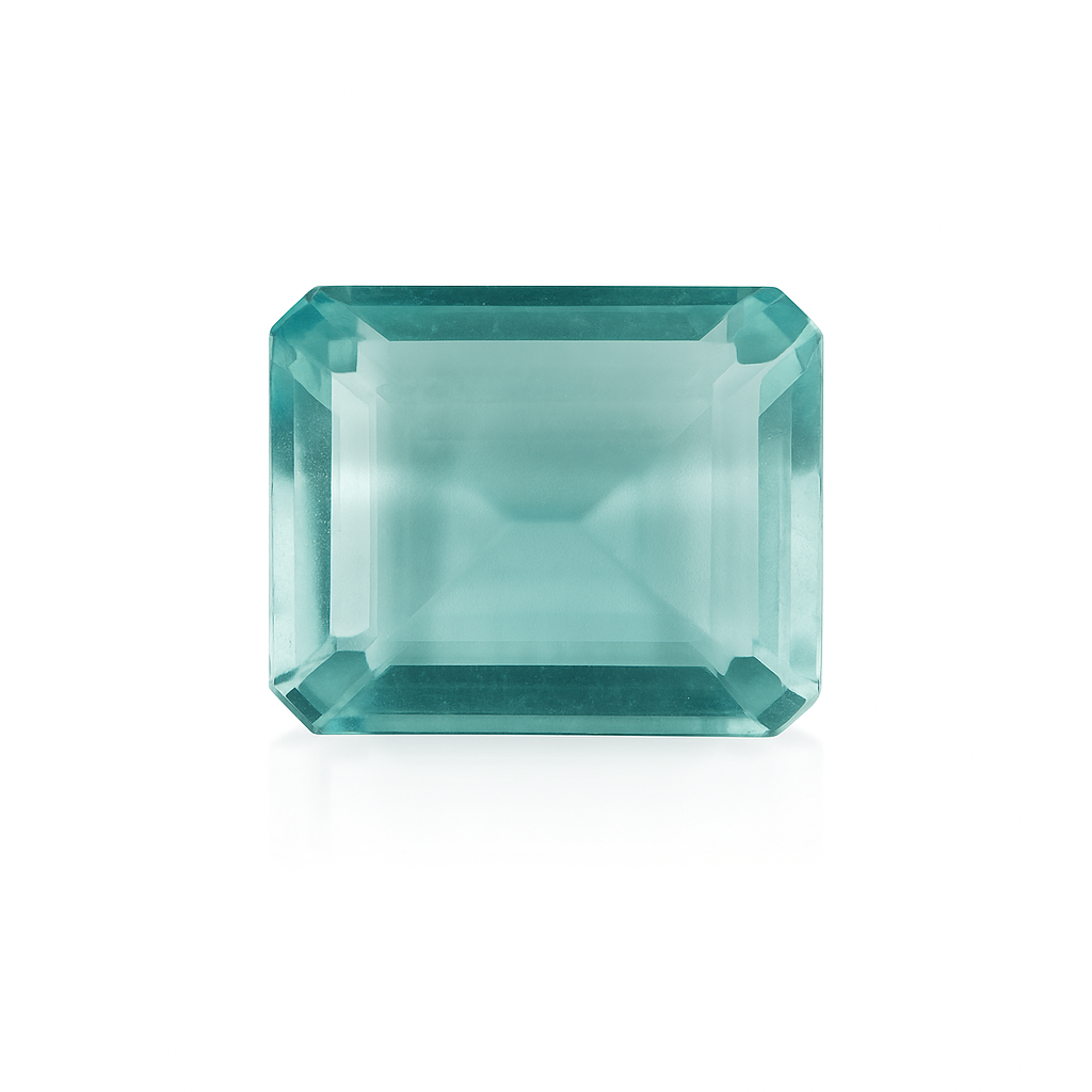 Natural Blue Aquamarine CERTIFIED Square Cut 6.35 Ct Loose Gemstones Free Ship