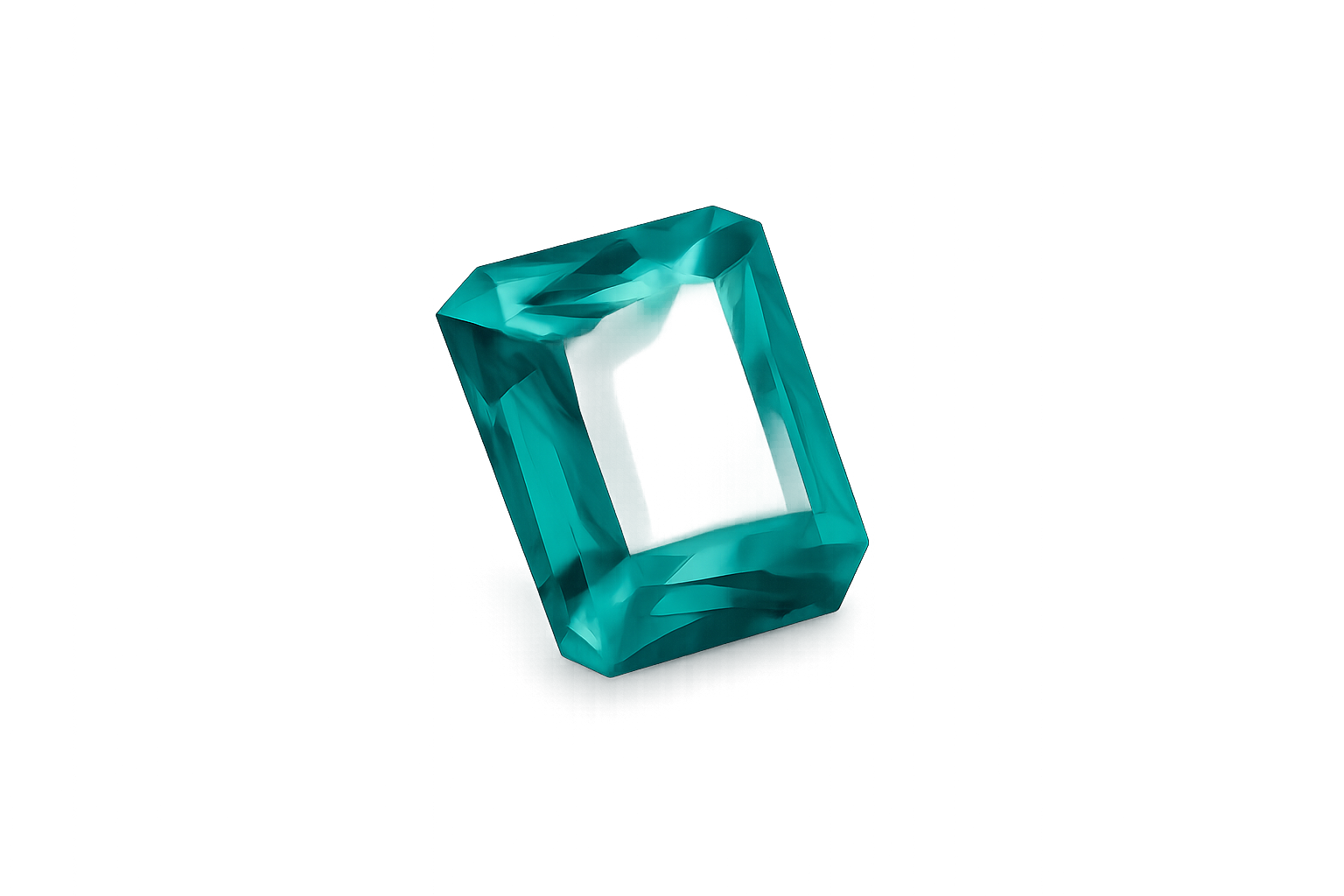 CERTIFIED 10.60 Ct Natural Green Unheated Emerald Cut Loose Gemstone Tourmaline