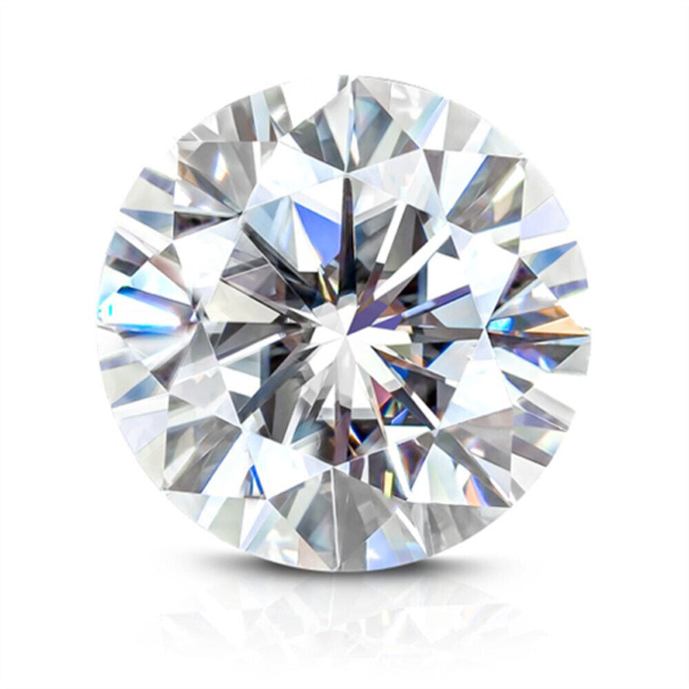 VVS1 D Color Round Excellent Cut 2 Pcs CERTIFIED 5 MM Moissanite Gemstone