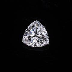 A++VVS1 Quality and CERTIFIED D White Color 3.5 mm Trillion Moissanite Gemstone