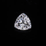 A++VVS1 Quality and CERTIFIED D White Color 3.5 mm Trillion Moissanite Gemstone