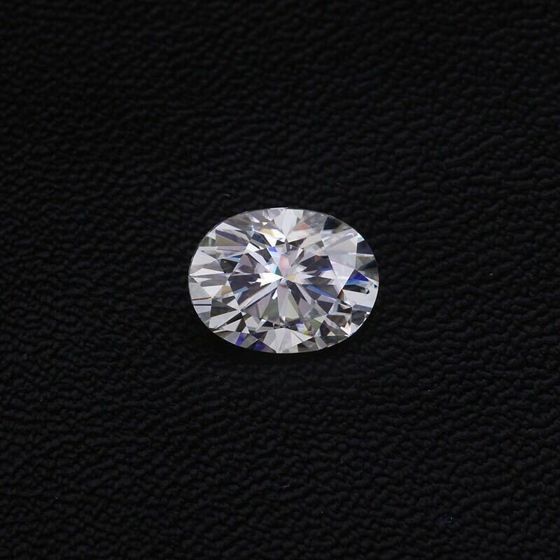 D White Color VVS1 Quality 2x3 MM CERTIFIED Oval Flawless Moissanite Gemstone