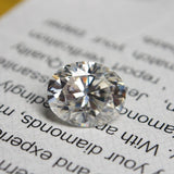 Oval Cut Moissanite Premium 3x4 mm D-White with CERTIFIED A++ VVS1 Clarity