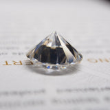 VVS1 D Color 7.50 MM Moissanite Gemstone CERTIFIED Round Excellent Cut