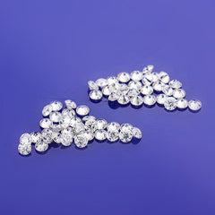 200 PCS Moissanite Gemstone CERTIFIED VVS1 D Color Round Excellent Cut 0.80 MM