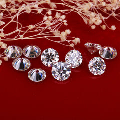 Round Excellent Cut 1.50 MM 35 PCS Moissanite Gemstone CERTIFIED VVS1 D Color