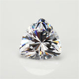 GRA VVS1 Clarity and D-White CERTIFIED Stunning 6 mm Trillion Cut Moissanite