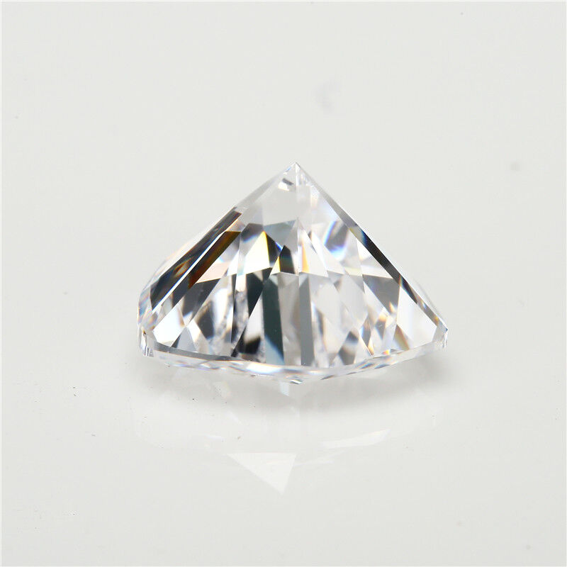D-White Moissanite 10x10mm Trillion Cut AA++ VVS1 Clarity GRA CERTIFIED Gemstone