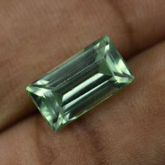 Bluish Green Color 6.85 Ct Natural CERTIFIED Montana Sapphire Bluish Green Emerald Loose Gemstone