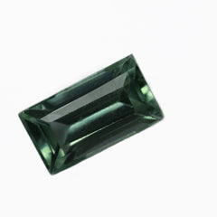 Bluish Green Color 6.85 Ct Natural CERTIFIED Montana Sapphire Bluish Green Emerald Loose Gemstone